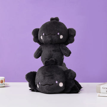 Cute Black Axolotl Stuffed Animal Plush Toy, Animal Plushies